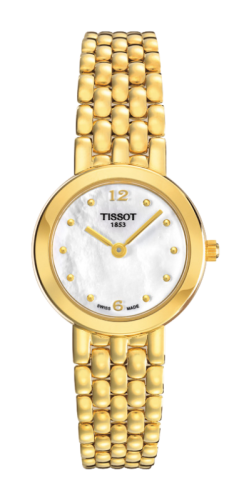 Tissot Caliente Quartz 24.5 Yellow Gold / MOP / Bracelet